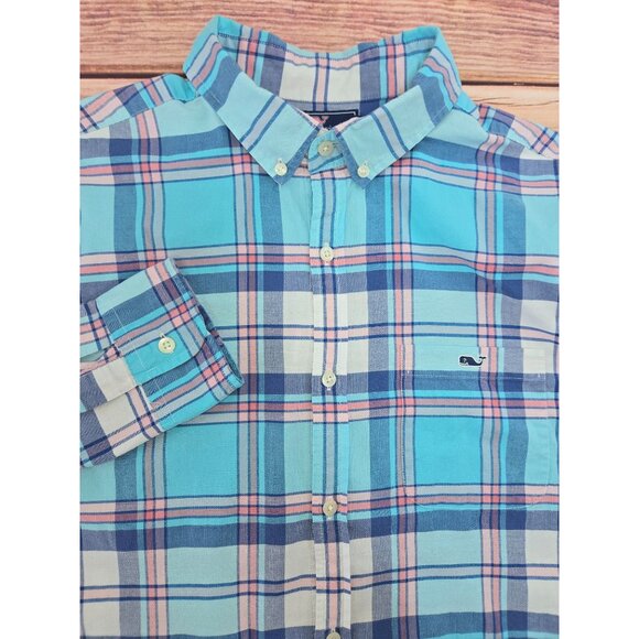 Vineyard Vines Mens Slim Fit Tucker Long Sleeve Shirt Large - Picture 4 of 7